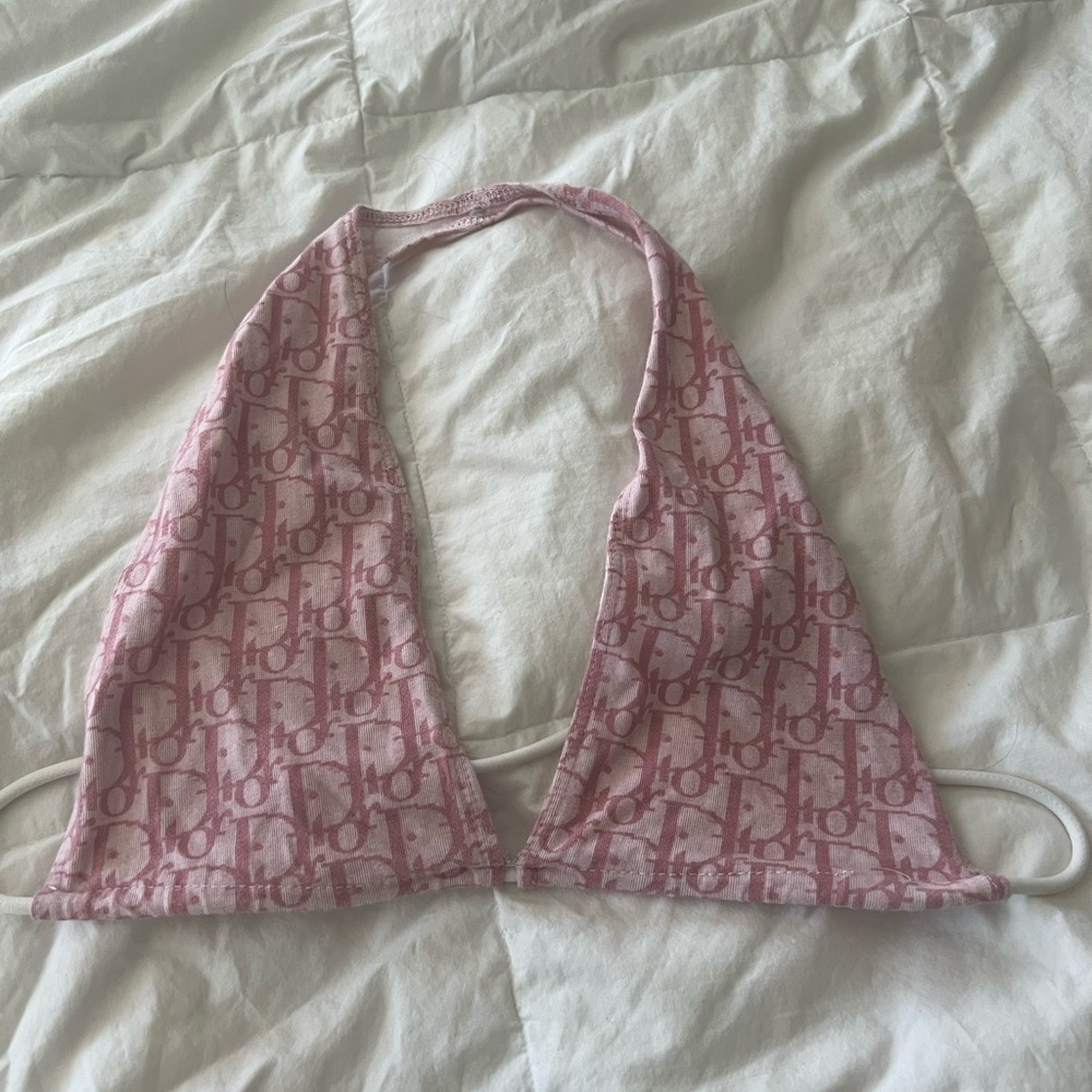 Vintage Authentic Dior Pink Early 2006 swimwear set